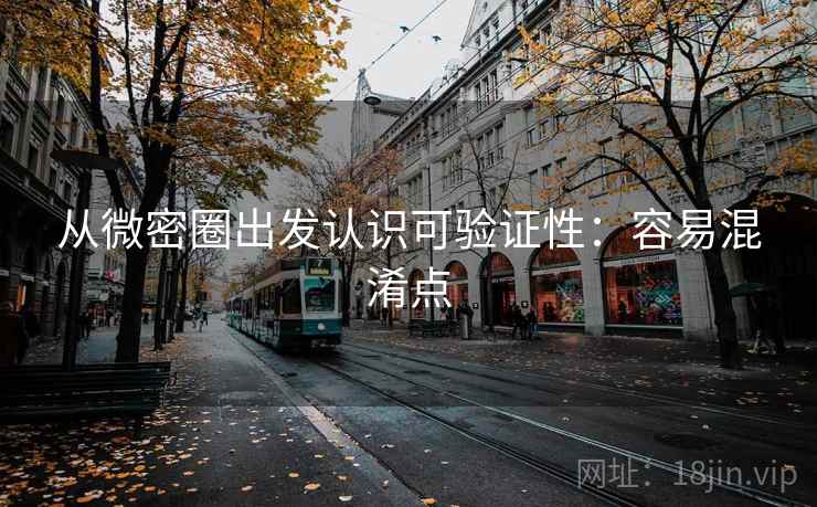 从微密圈出发认识可验证性：容易混淆点